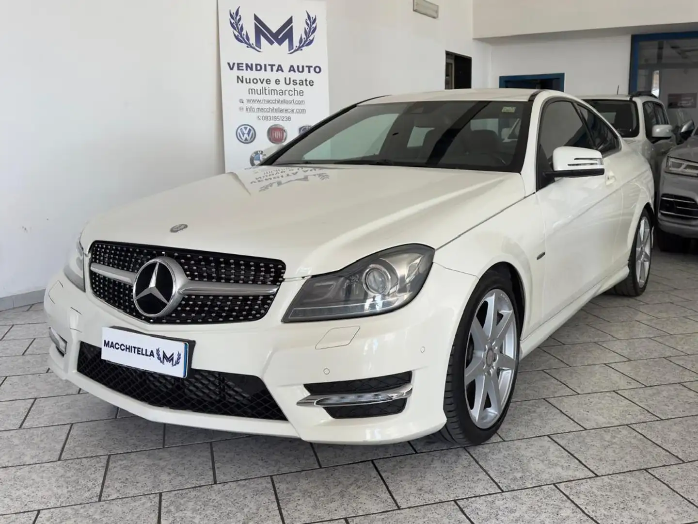 Mercedes-Benz C 220 C Coupe 220 cdi (be) Avantgarde Weiß - 2