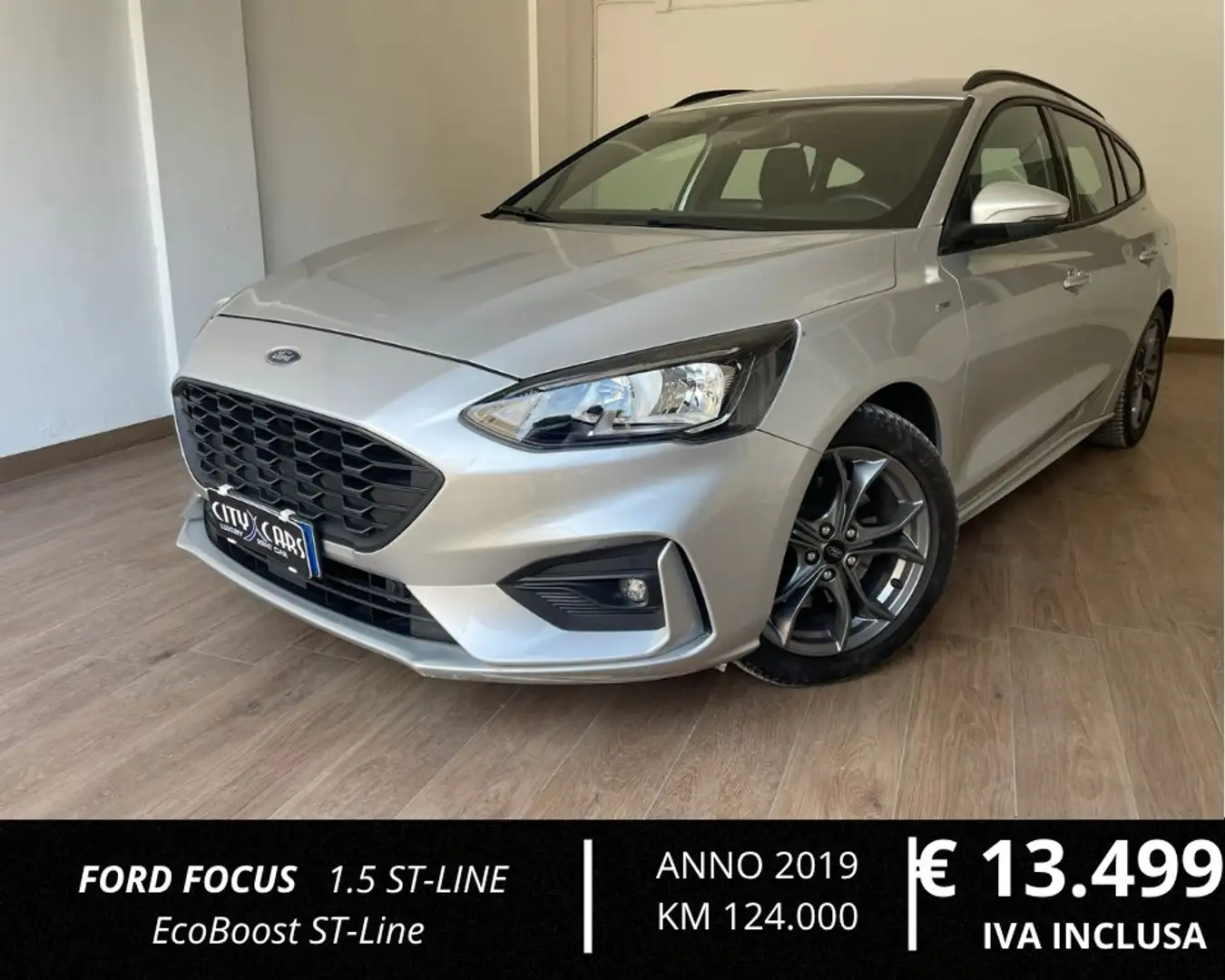 Ford Focus Focus Ecoboost 1.5  ST-Line Argento - 1