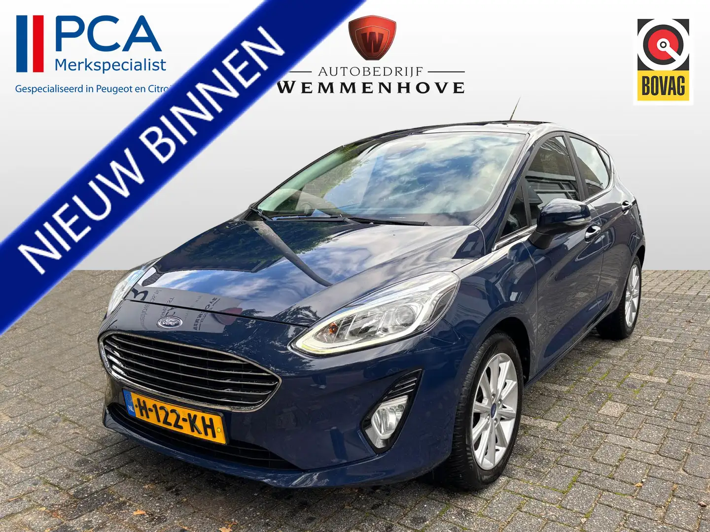Ford Fiesta 1.0 EcoBoost Titanium Airco/Aluw eieln/Nieuw model Blauw - 1