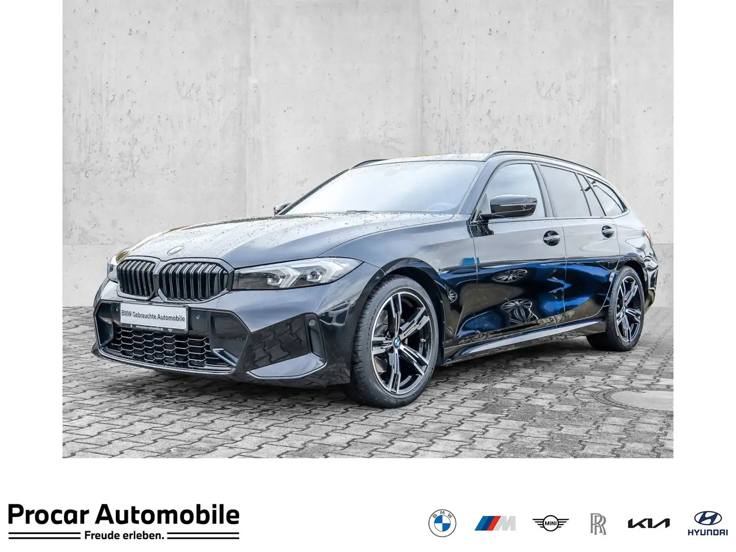 BMW 320 d Touring M Sport Widescreen Display LC+ DAB Zwart - 1