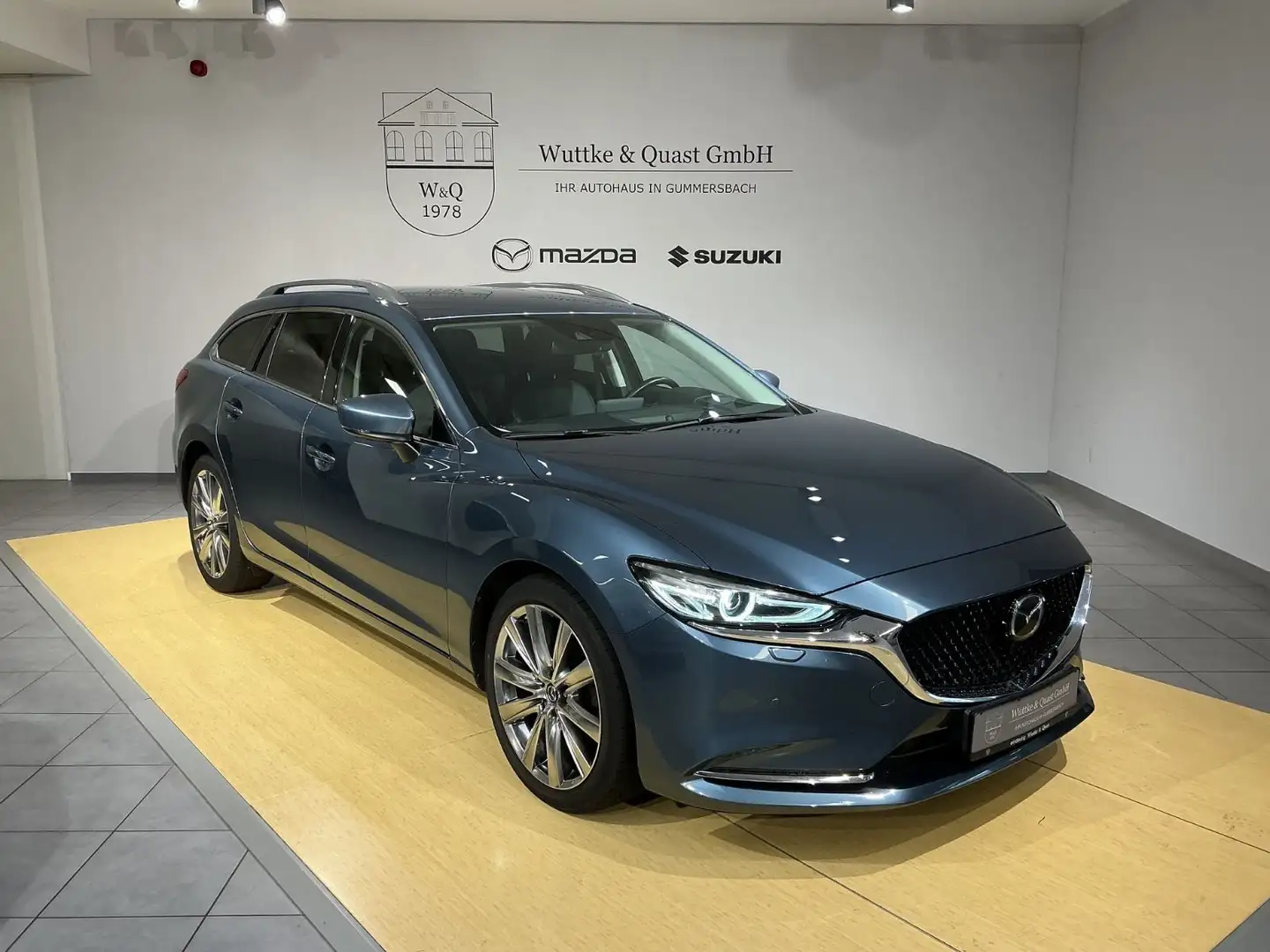 Mazda 6 Kombi Sports-Line *AHK*Leder*BOSE*Matrix* Blau - 1