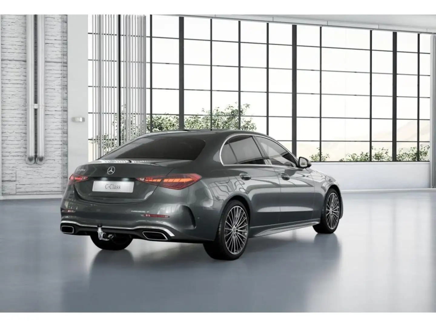 Mercedes-Benz C 220 d AMG-Sport/360/Pano/AHK/Distr/Memo/19' Grau - 2