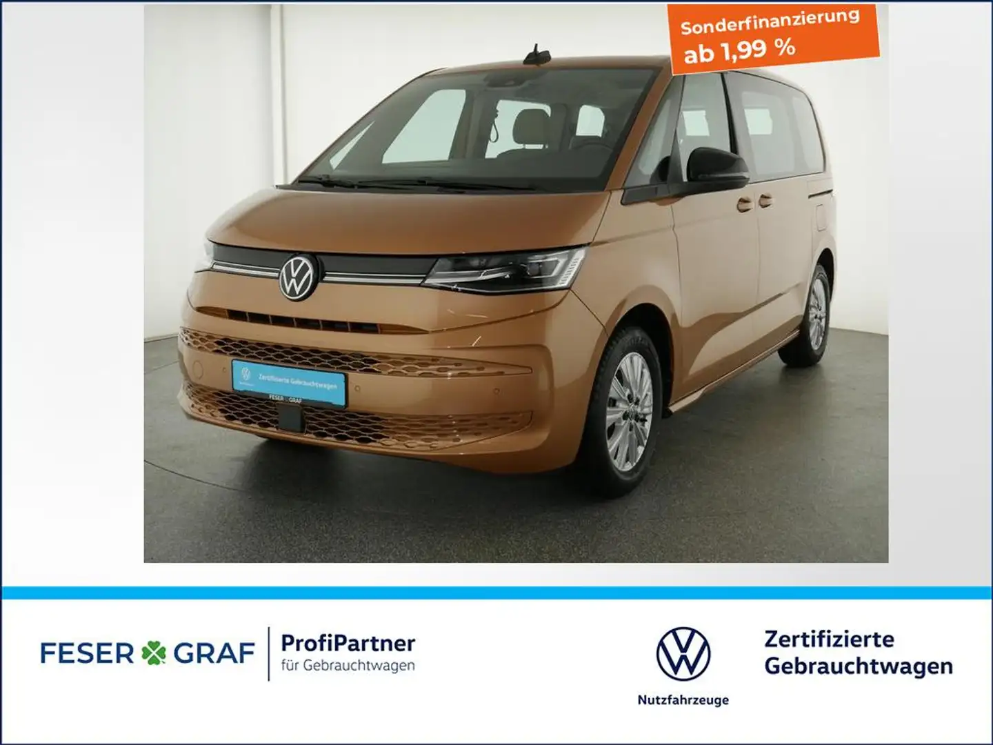 Volkswagen T7 Multivan 2.0TDI Life DSG 7Sitze AHK LED-Matrix Panoram Bronze - 1