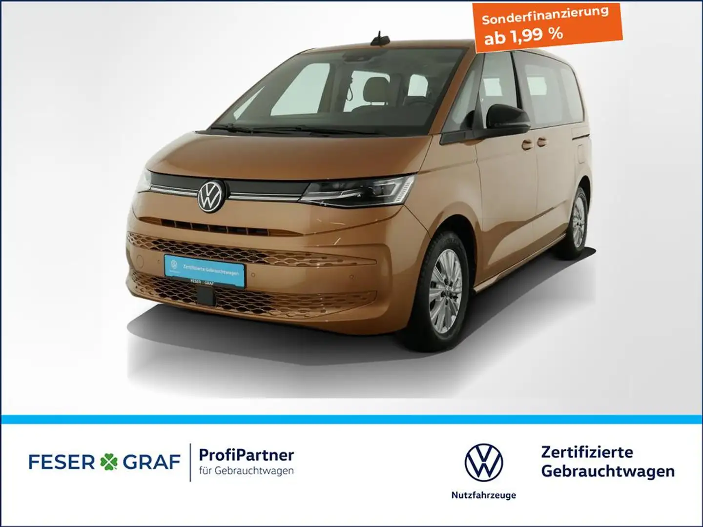 Volkswagen T7 Multivan 2.0TDI Life DSG 7Sitze AHK LED-Matrix Panoram Bronze - 1