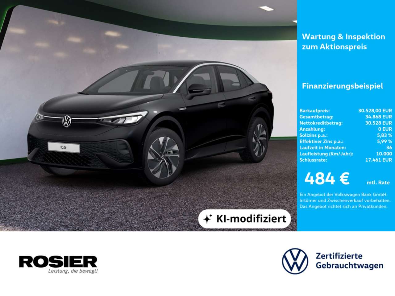 Volkswagen ID.5 — Volkswagen ID.5 Pro Performance 82kWh AHK ACC LED KAMERA