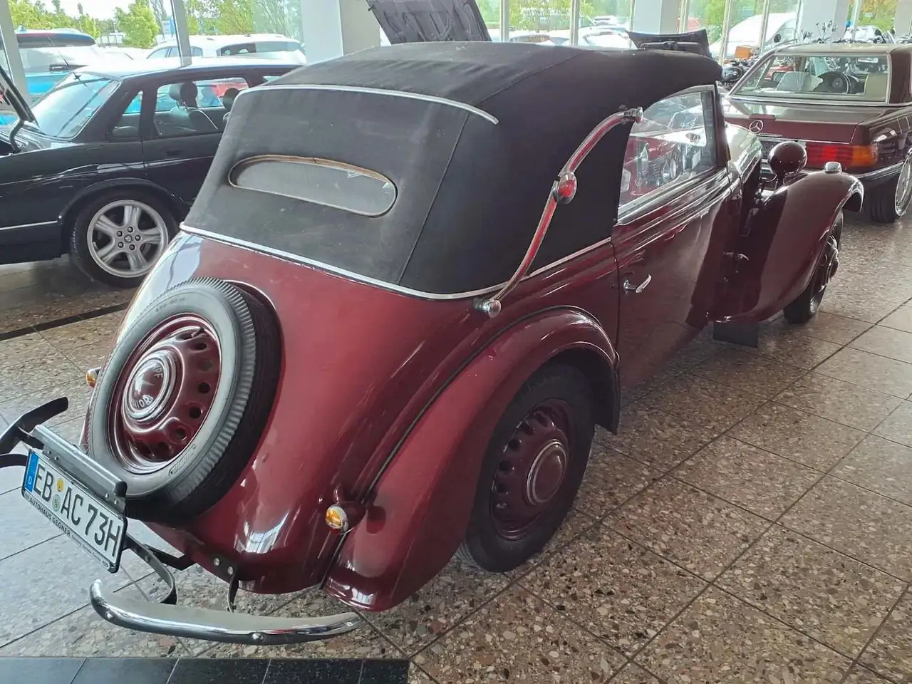 Adler Trumpf Junior 25 Cabrio Karmann Karosserie, foto 5