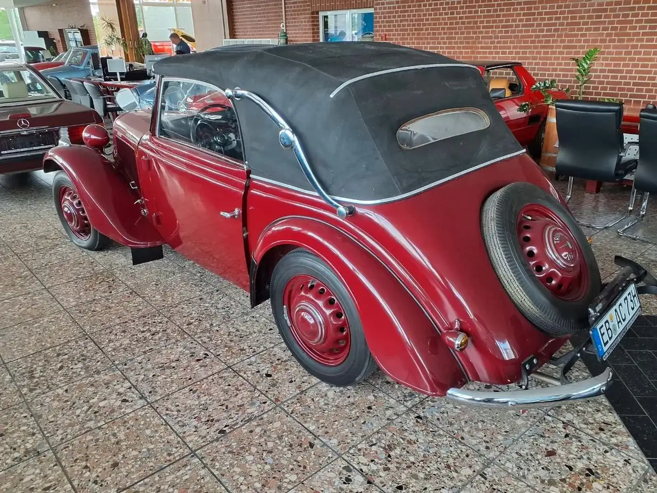 Adler Trumpf Junior 25 Cabrio Karmann Karosserie, foto 4