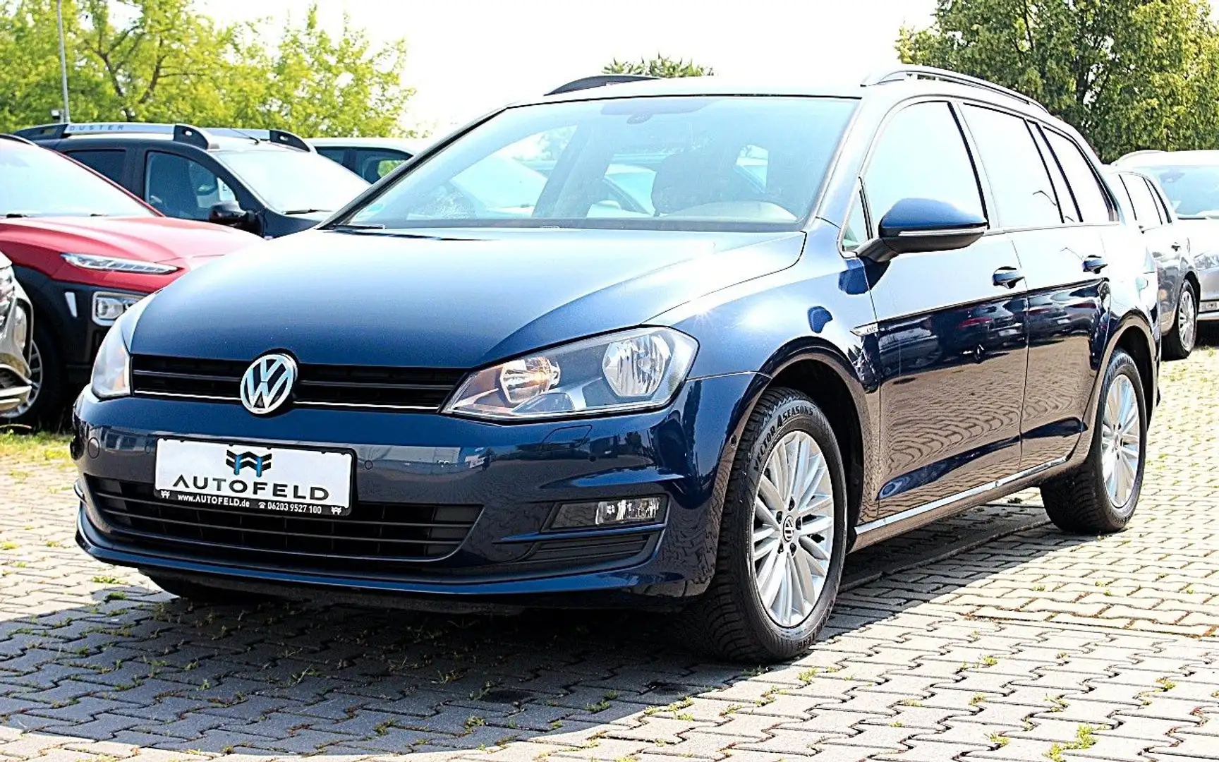 Volkswagen Golf 7 Variant 1.2 TSI CUP/VOLL SHEFT/AHK/PDC/BT Blau - 1