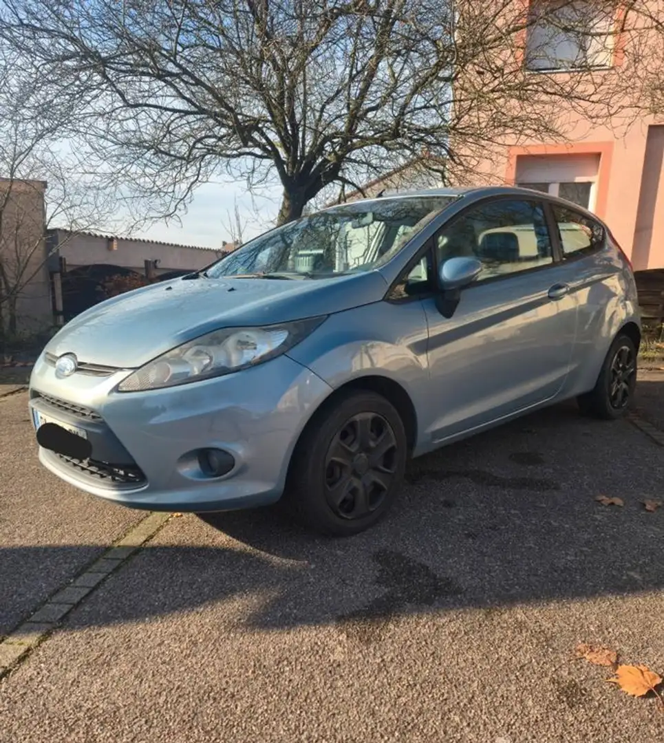 Ford Fiesta 1,4 tdci 70 cv ( gps car play) Bleu - 1