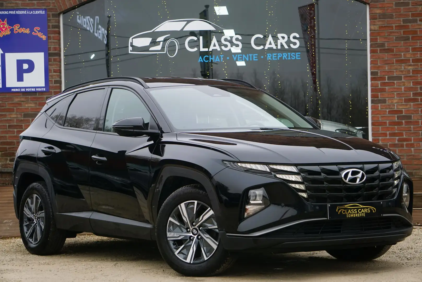 Hyundai TUCSON 1.6 T-GDi Techno COCKPIT NAVI CAM CARPLAY 1er main Schwarz - 2