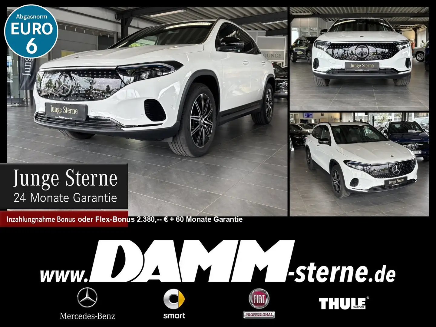 Mercedes-Benz EQA 300 EQA 300 4M AMG 19"/Electric Art/360°/AHK/ + Flex Weiß - 1