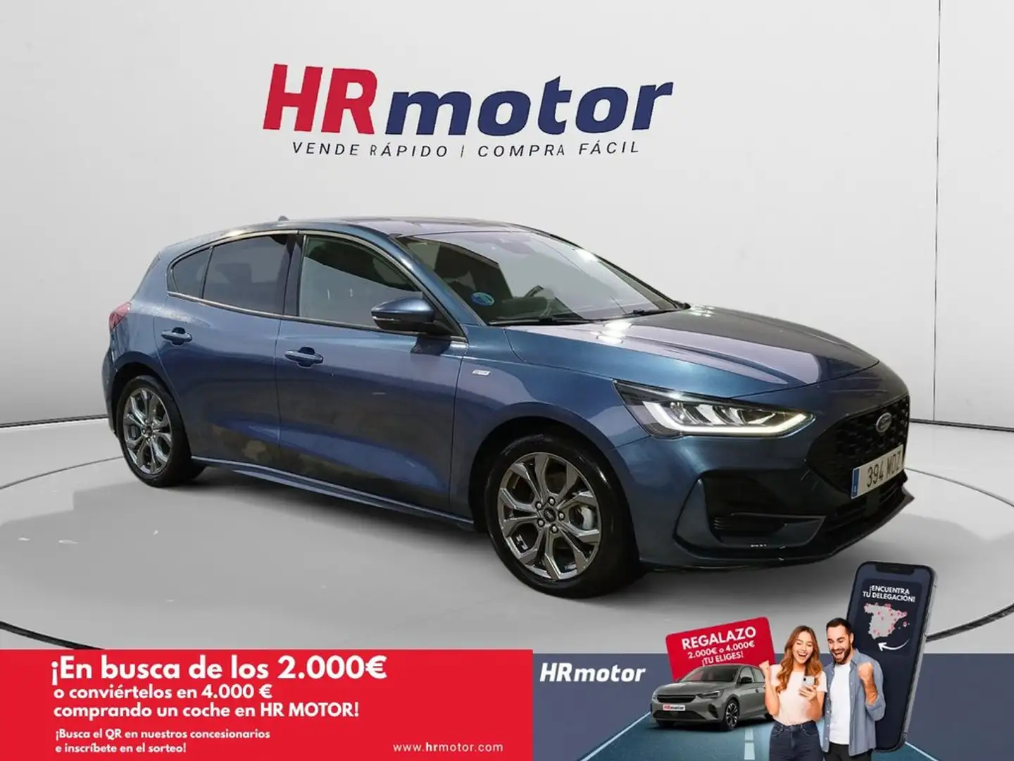 Ford Focus ST-Line Bleu - 1
