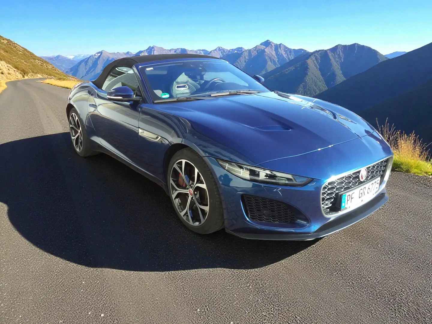 Jaguar F-Type Basis Sportlenkrad Sportsitze Leder LED Kamera Bleu - 1