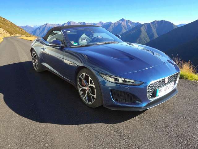 Imagine Jaguar F-Type Basis Sportlenkrad Sportsitze Leder LED Kamera