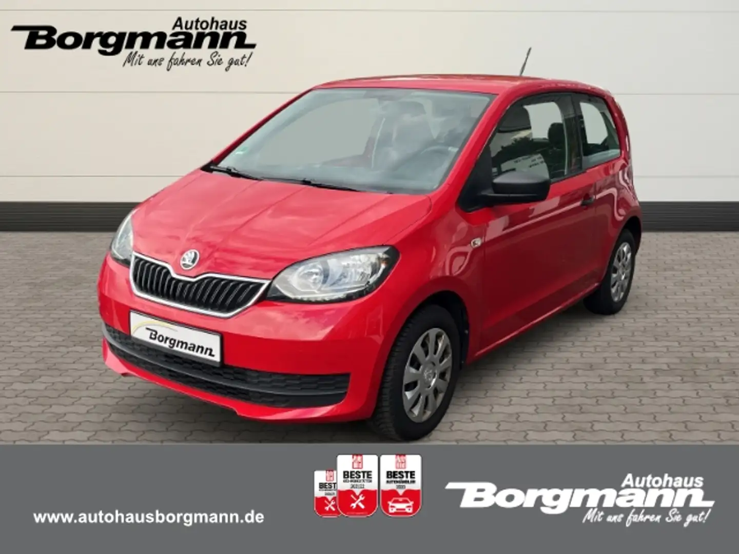 Skoda Citigo 1.0 EcoFuel Active 1,0l CNG 50kW G-TEC 5-Gang Rouge - 1