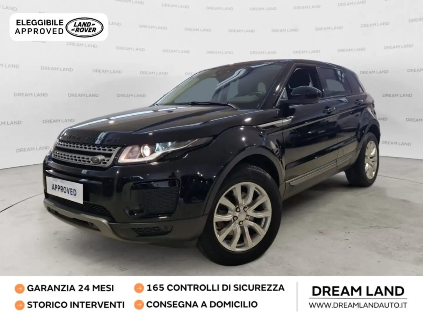 Land Rover Range Rover Evoque 2.0 TD4 150 CV 5p. Pure aut. GARANZIA 24 MESI Noir - 1