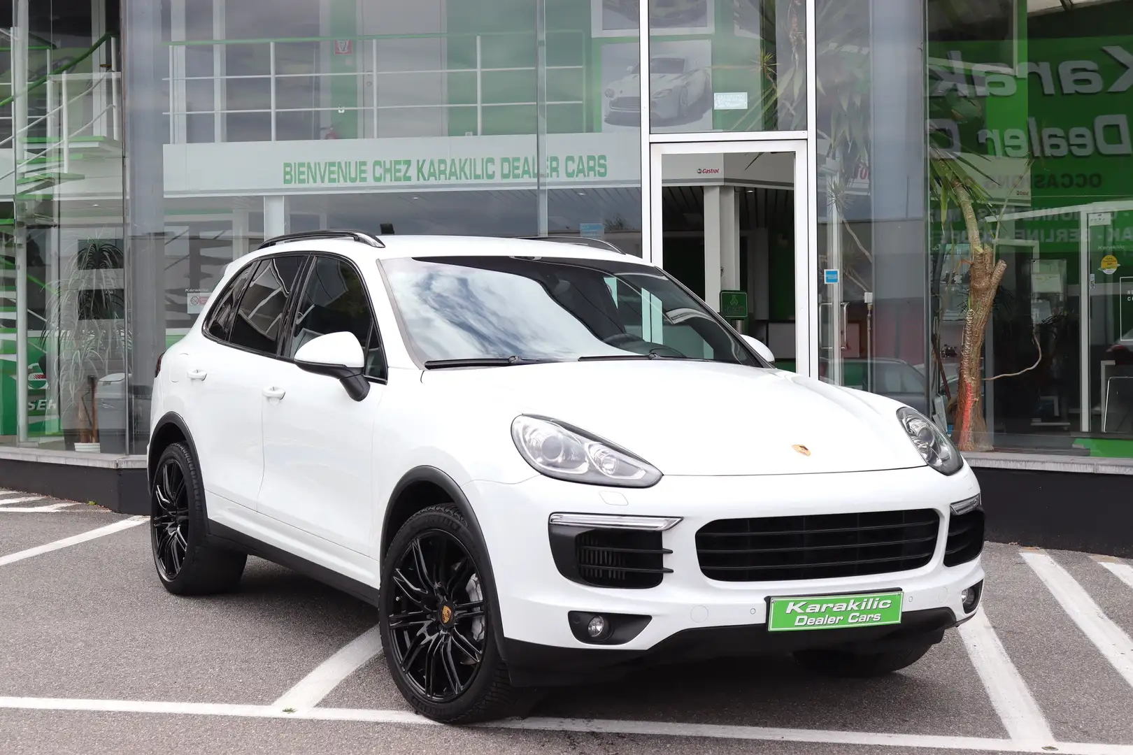 Porsche Cayenne 3.0D V6 262CV PDK GPS CUIR CAMERA JA21 Wit - 1