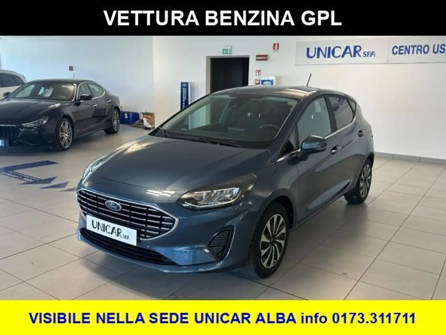 Ford Fiesta 1.100 BENZINA GPL 75 CV TITANIUM + WINTER PACK Blauw - 1