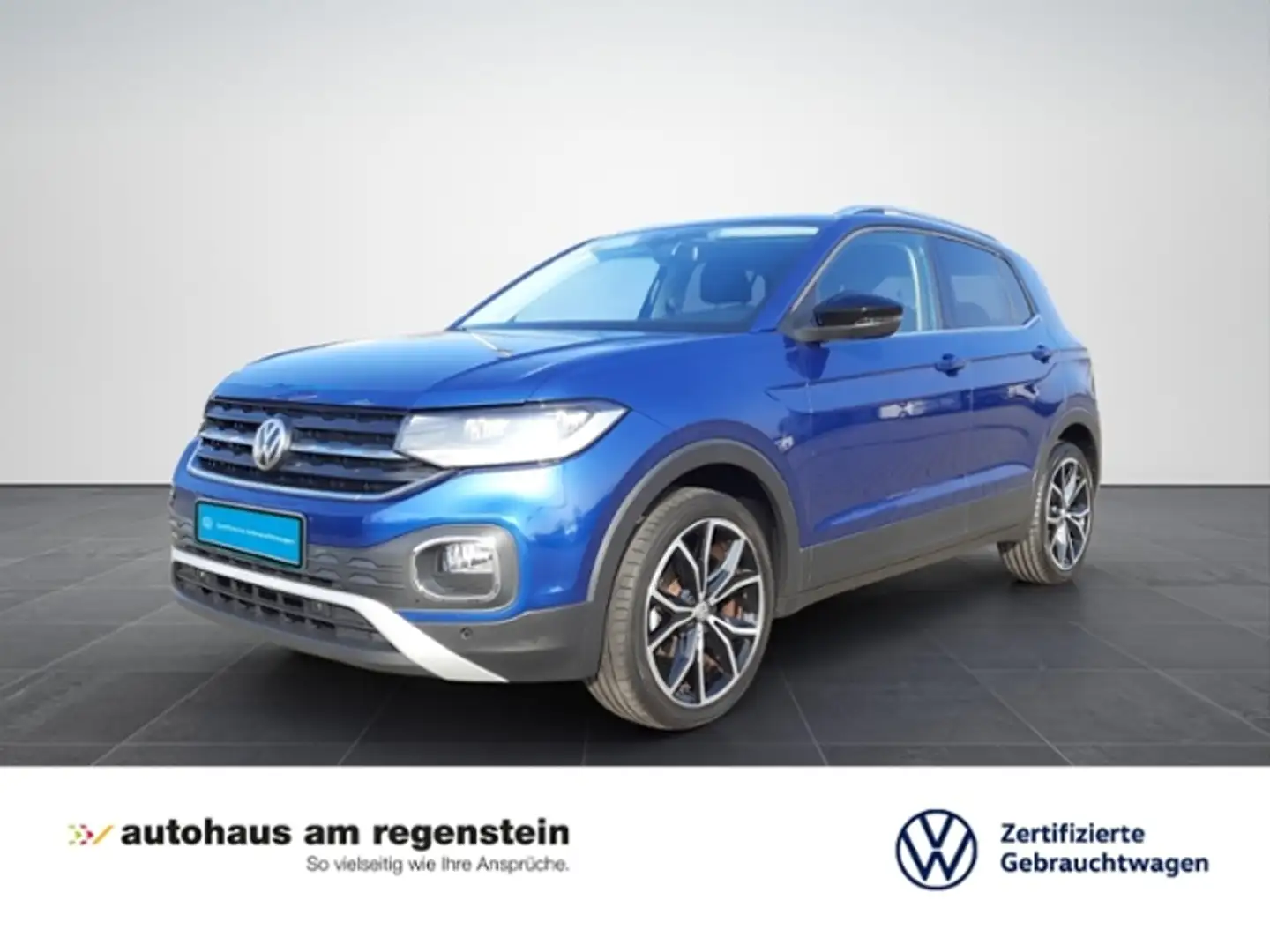 Volkswagen T-Cross 1.0TSI DSG LED/Kamera/Navi/ACC Blau - 1