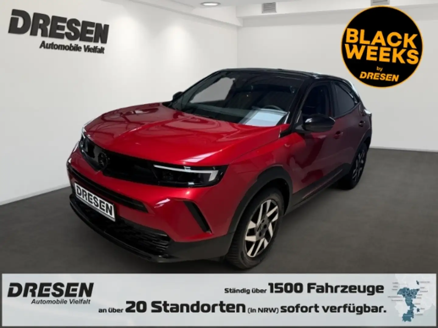 Opel Mokka Line B 1.2 Turbo GS +DAB+Bluetooth+SHZ Rojo - 1