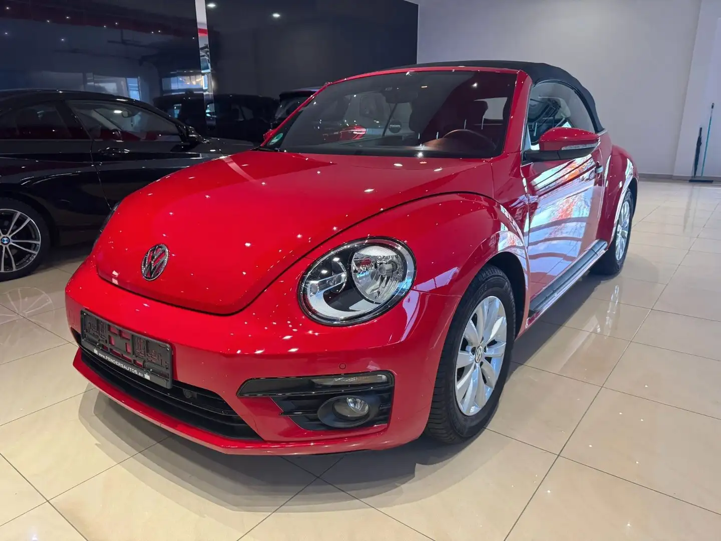 Volkswagen Beetle Cabriolet Start-Stopp*43.000 km *Navi*Pdc Rot - 2