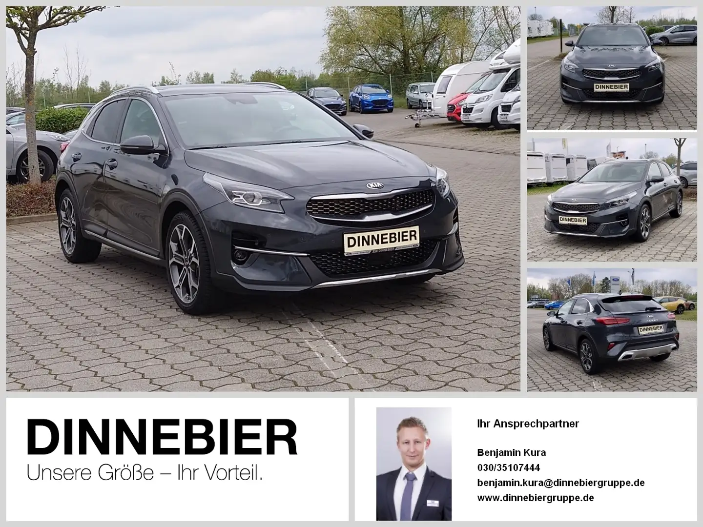 Kia XCeed 1.5T XDITION LED+Navi+Kamera+Keyless Grau - 1