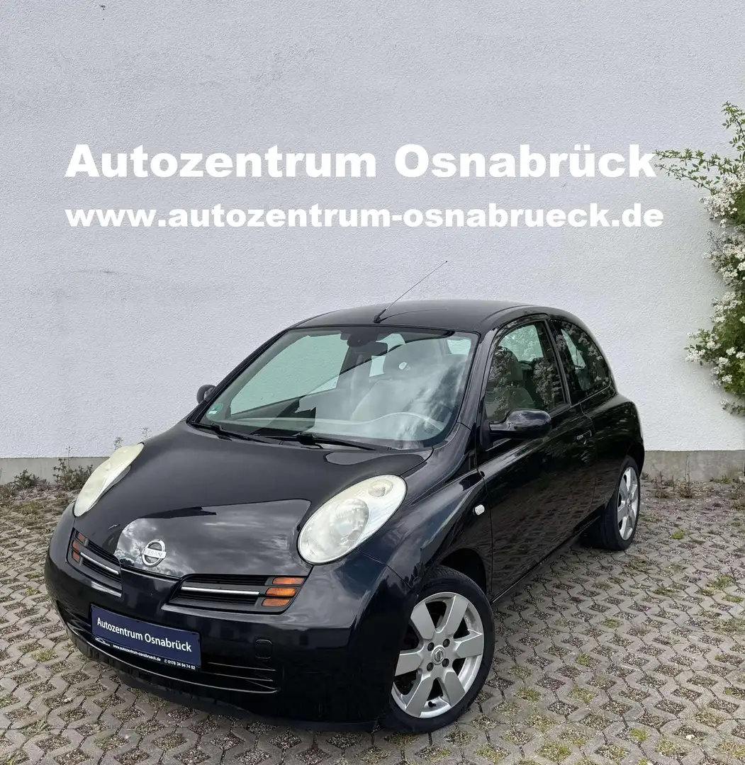 Nissan Micra City Klima Alu Teilleder 8 fach Nero - 1