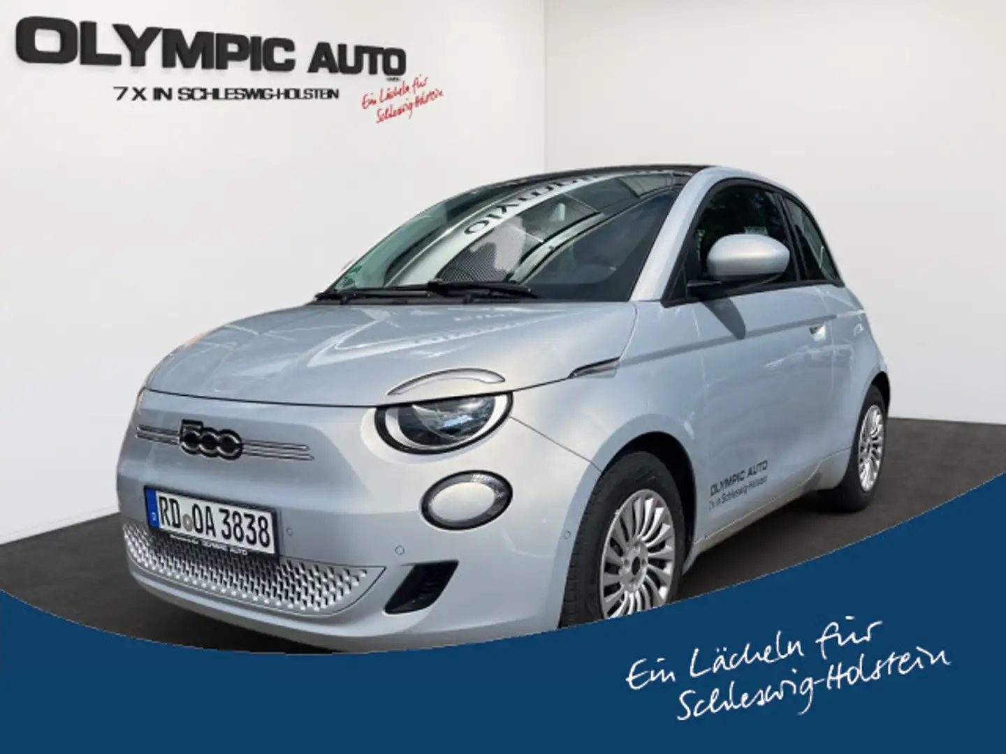 Fiat 500e Cabrio 42 kWh SITZHEIZUNG KAMERA TOUCH DAB Blau - 1