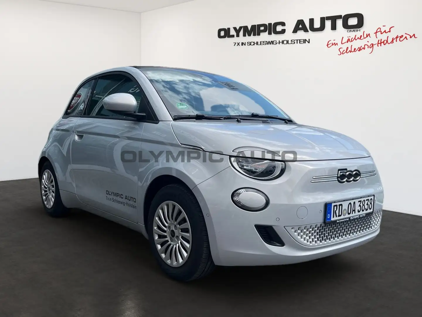 Fiat 500e Cabrio 42 kWh  SITZHEIZUNG KAMERA TOUCH DAB Niebieski - 2