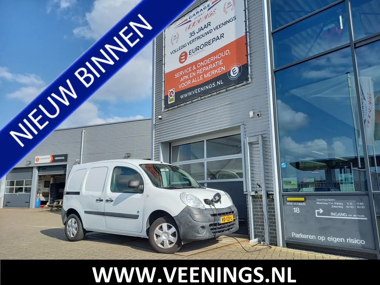 Renault Kangoo Z.E. Express (ex Accu) - APK 22-3-2025 - €4000,- EX BTW Wit - 1