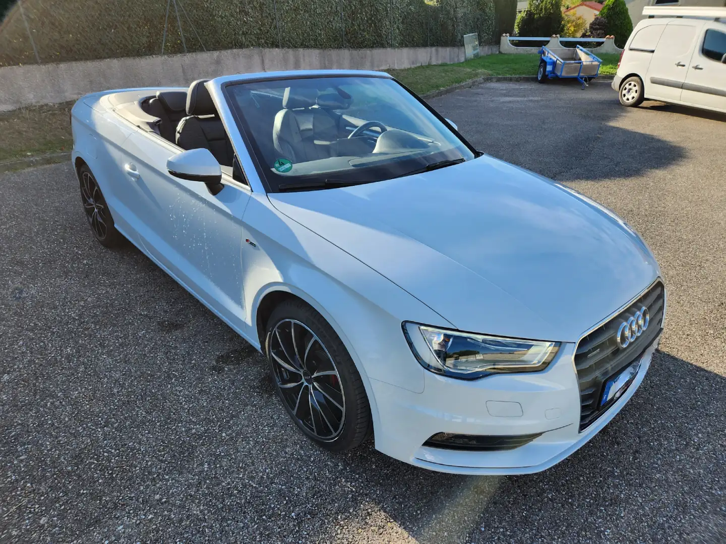 Audi A3 Cabriolet 1.8 TFSI 180 Quattro S line S tronic 6 Bianco - 1