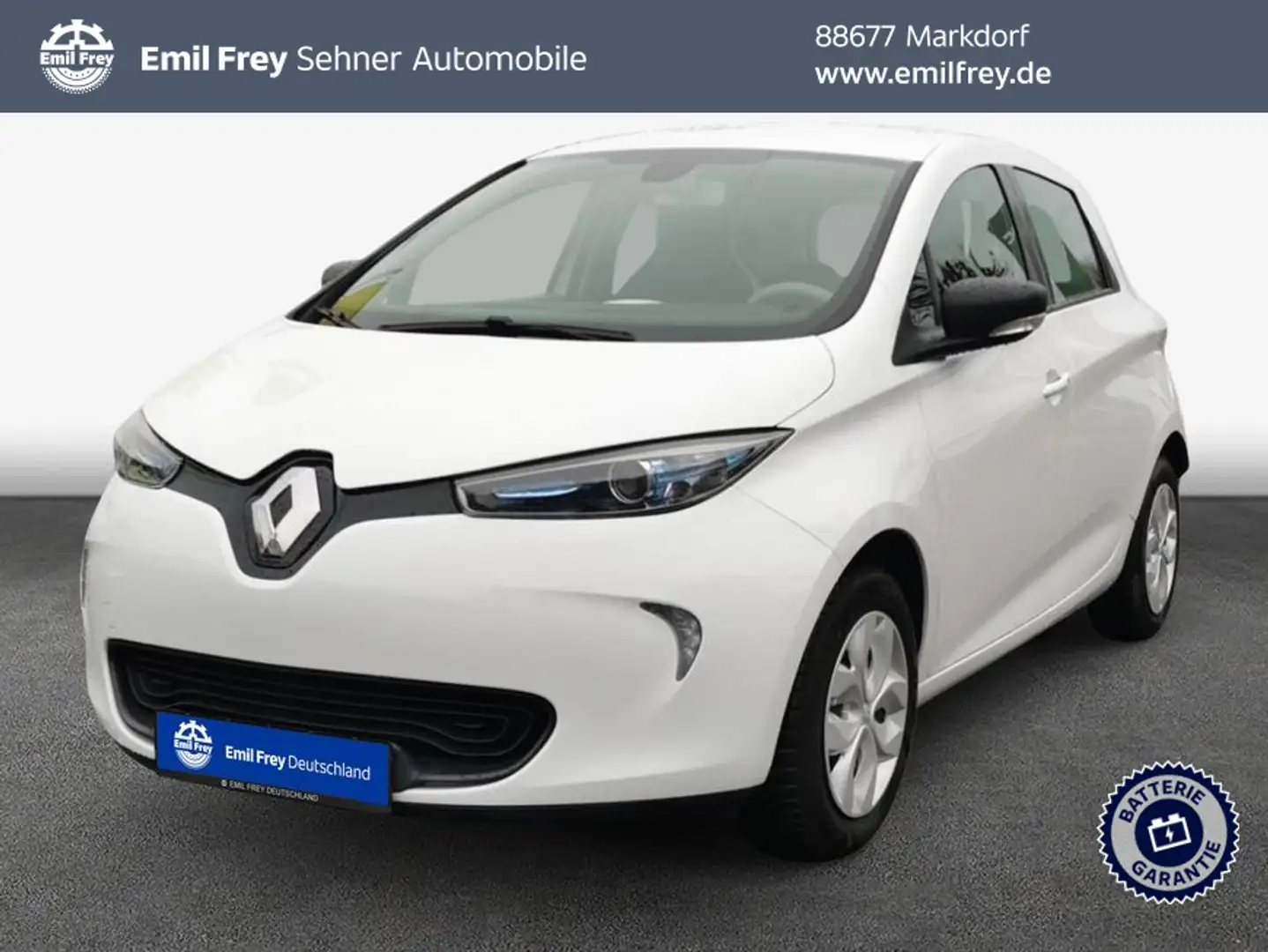 Renault ZOE (ohne Batterie) 41 kwh Life Blanc - 1