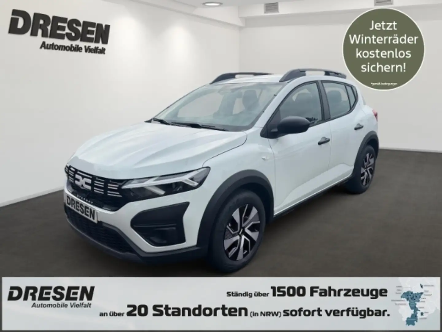Dacia Sandero Stepway 1.0 TCe 90 Essential MULTIMEDIADISPLAY REG Blanc - 1