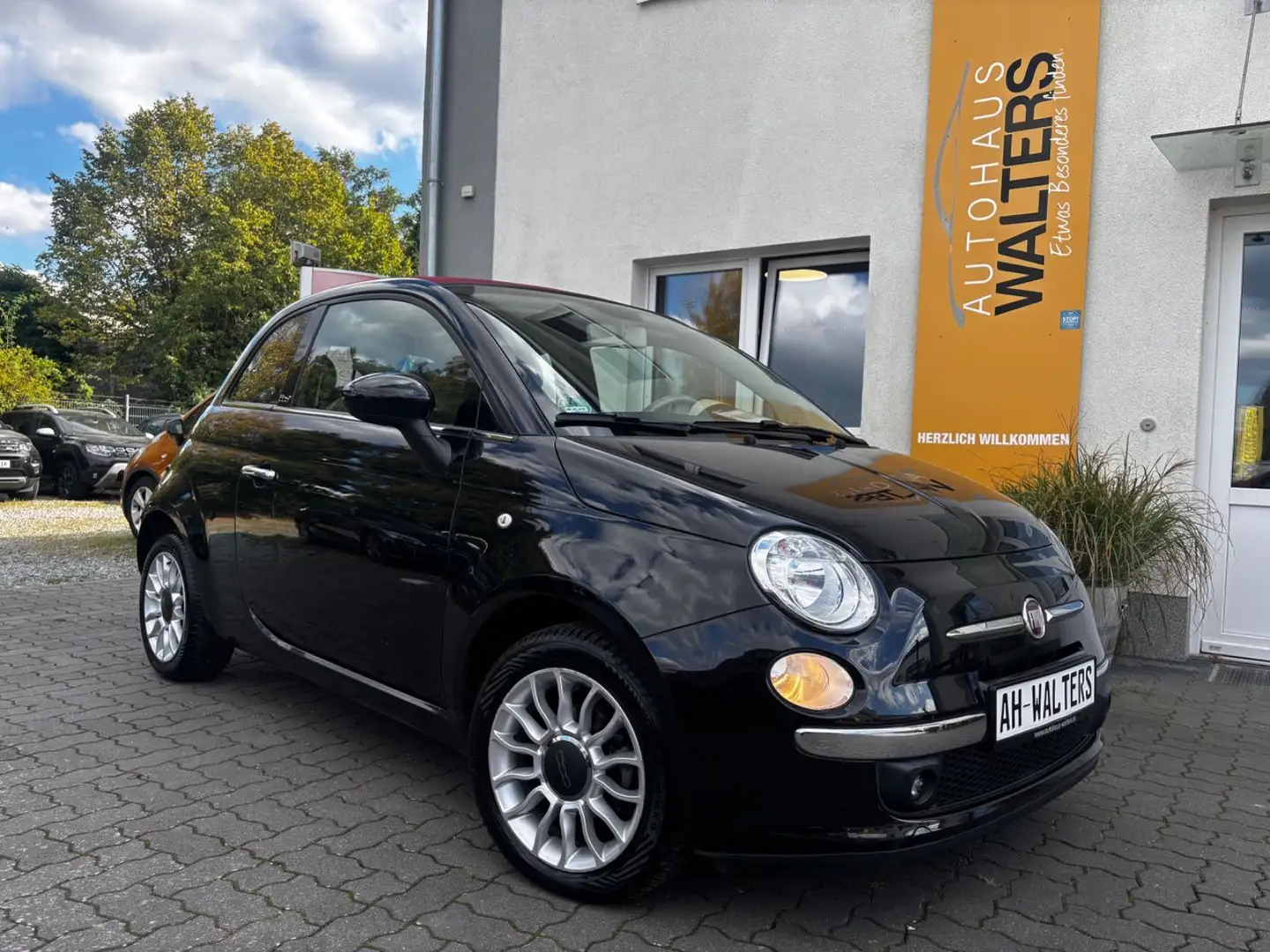 Fiat 500C =Teilleder-Ganzjahresreifen-Klima= Schwarz - 1