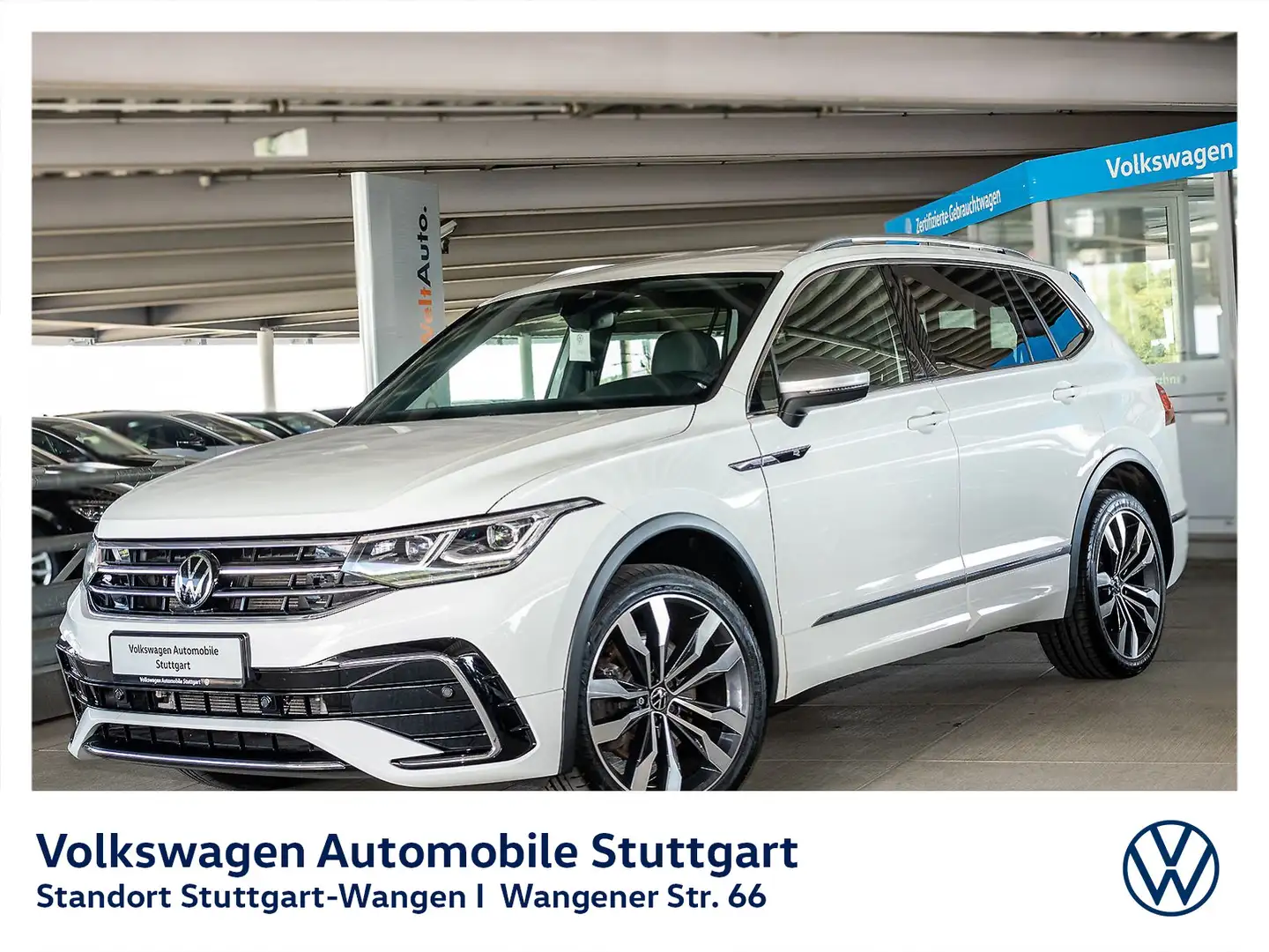 Volkswagen Tiguan Allspace R-Line 2.0 TDI DSG 7-Sitze Navi Weiß - 1