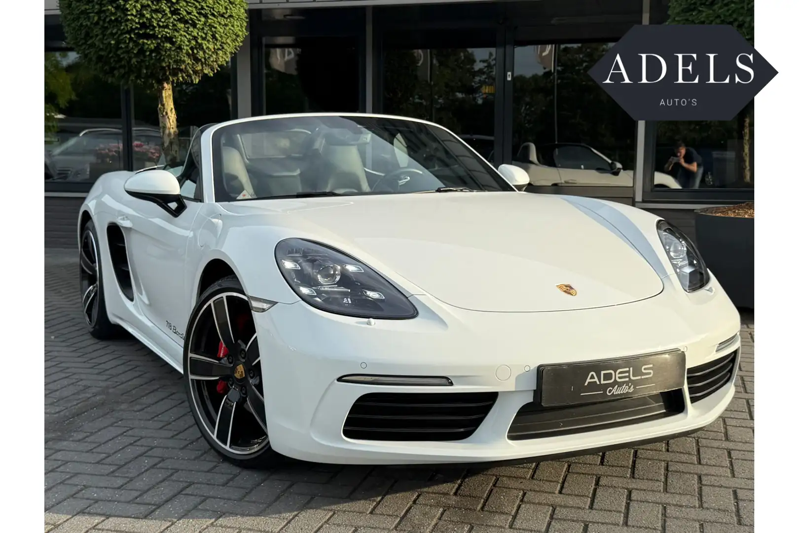 Porsche 718 Boxster S 2.5 Sportchrono PDLS Sportuitlaat Wit - 1