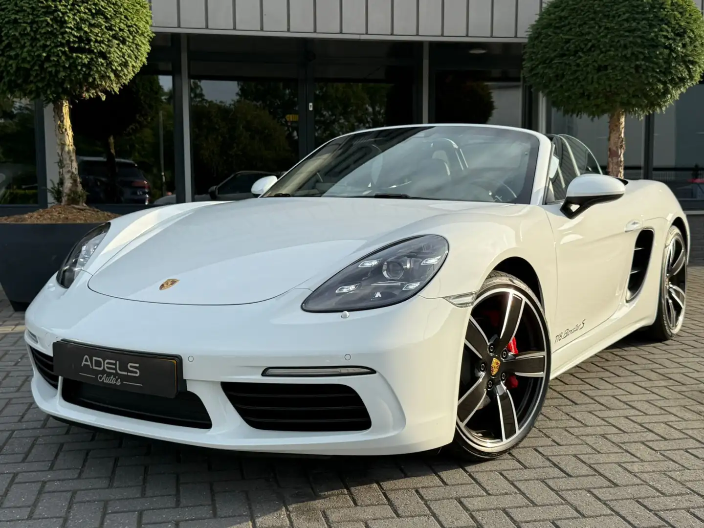 Porsche 718 Boxster S 2.5 Sportchrono PDLS Sportuitlaat Wit - 2