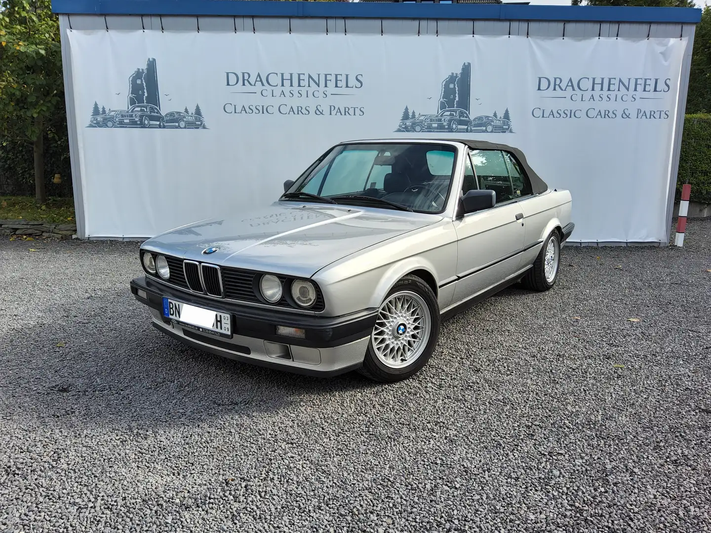 BMW 318 E30 Cabriolet (Leder, Sitzheizung, ZV) Gris - 1