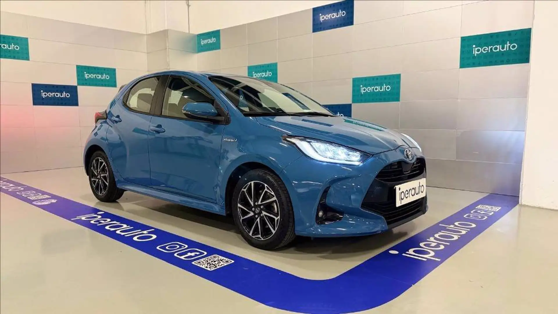 Toyota Yaris 1.5h Trend 95CV FULL HYBRID Blu/Azzurro - 1