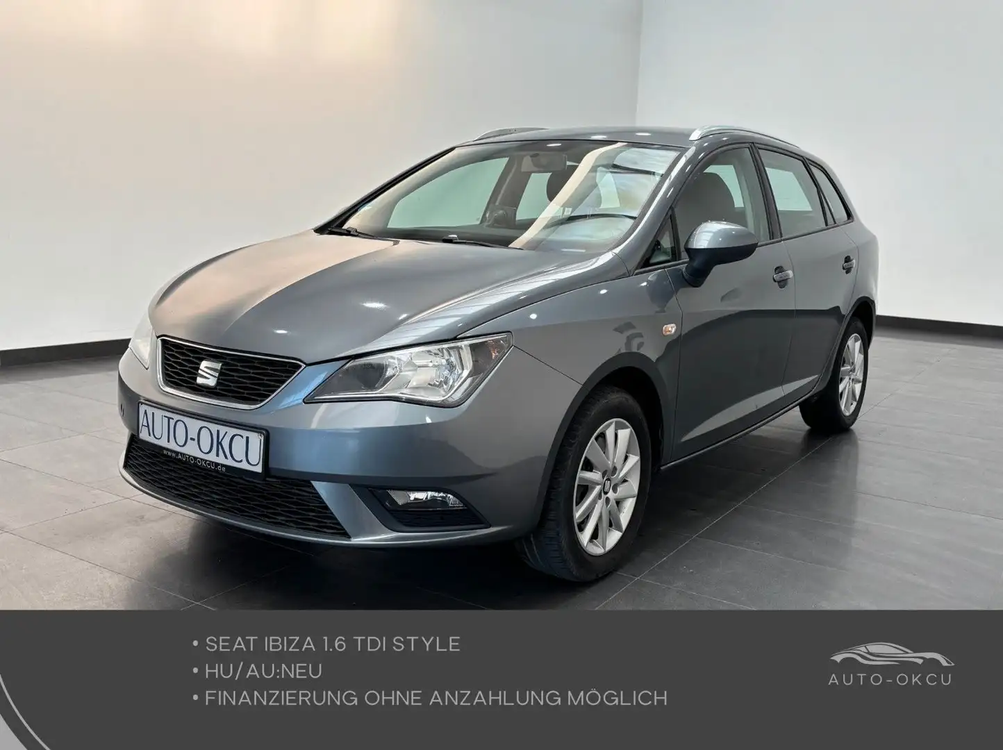 SEAT Ibiza 1.6 TDI ST Style /KLIMAA /NAVI /PDC /ALU Grau - 1