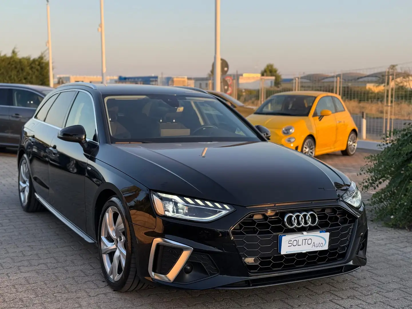 Audi A4 Avant 2.0TDI S tronic S line edition+Matrix Hybrid Negro - 1