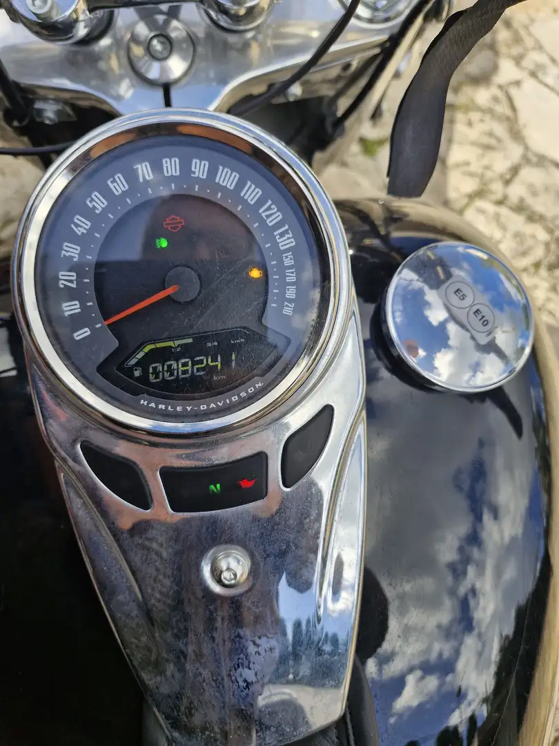 Harley-Davidson Heritage paramotore, schienalino con syssibar, scarichi Negro - 1