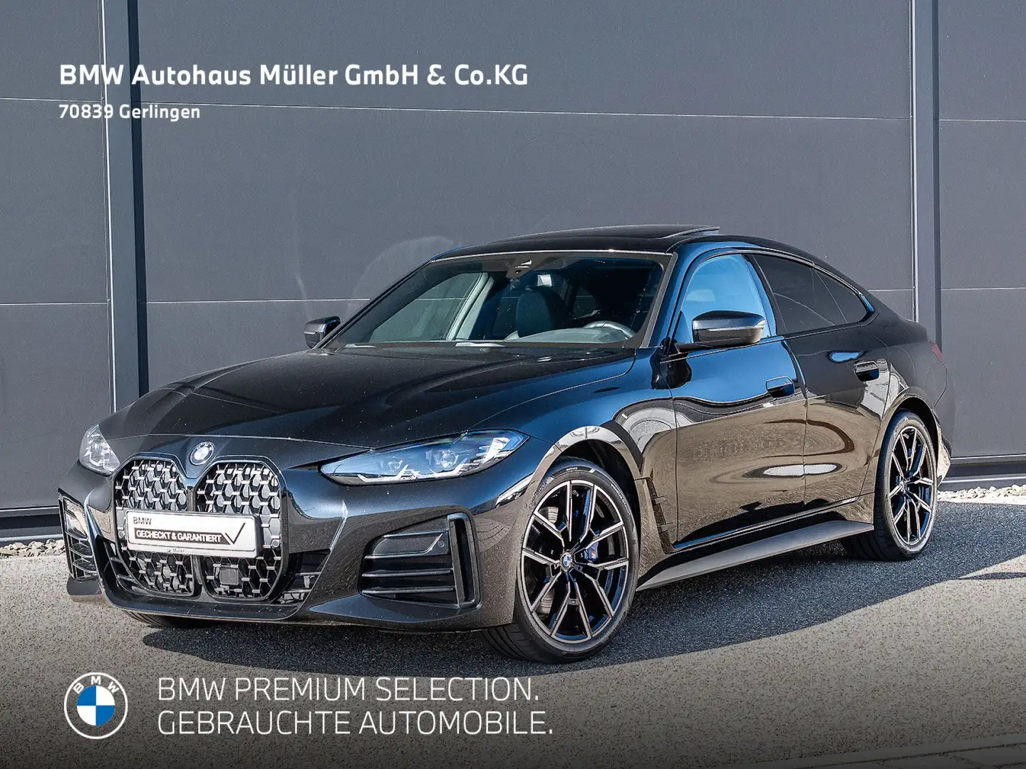 BMW 420 dA Gran Coupé M Sportpaket AHK ACC GSD Kamer Zwart - 2