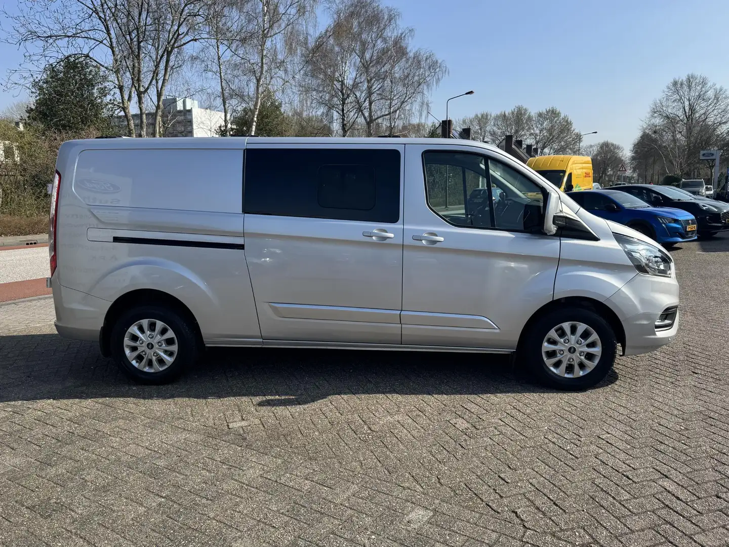 Ford Transit Custom 320 2.0TDCi L2H1 170Pk! Limited | Dubbele Cabine | Gris - 2