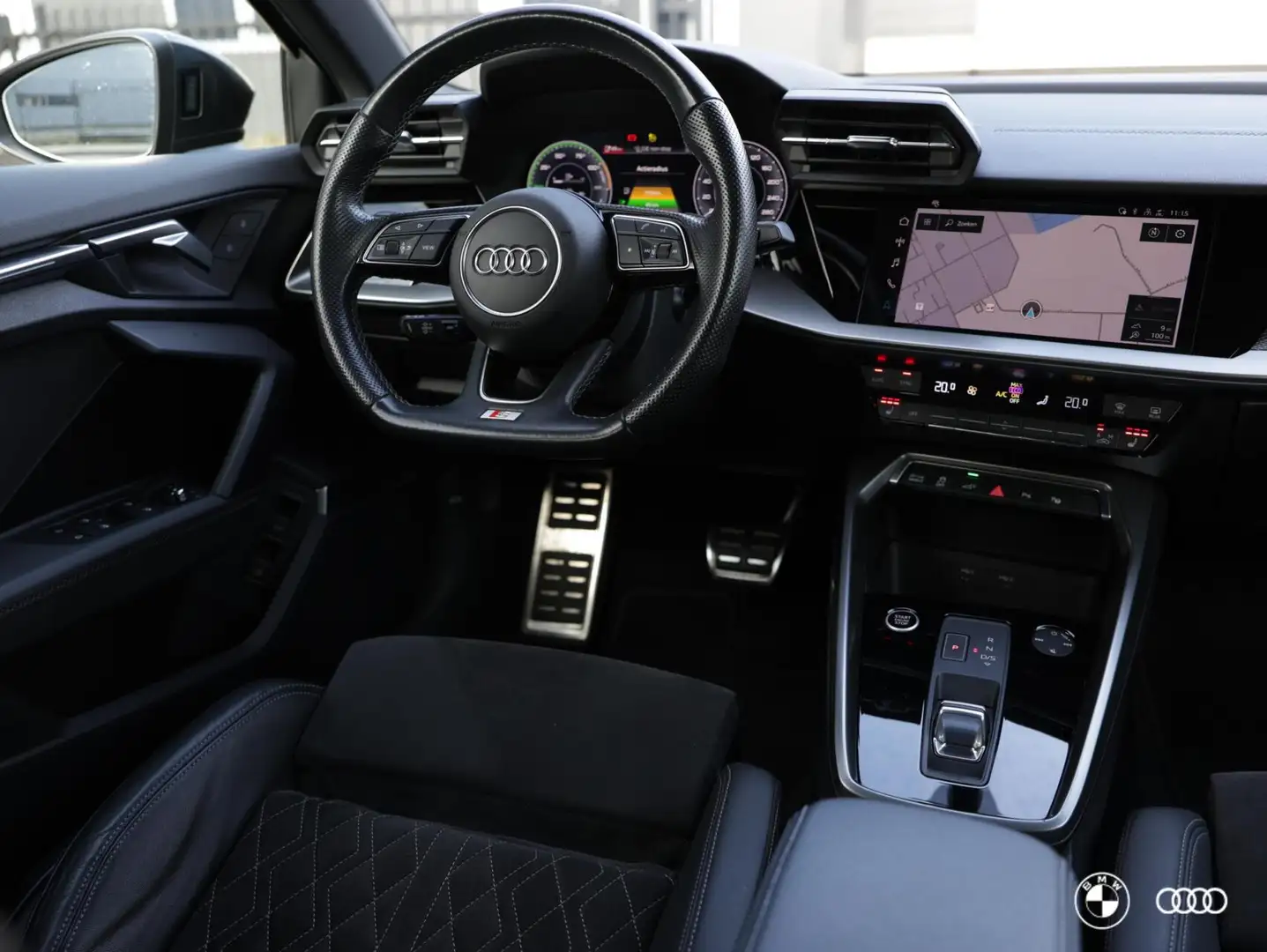 Audi A3 Sportback 40 TFSIe S BLACK EDITION / PANODAK / B&O Grigio - 2