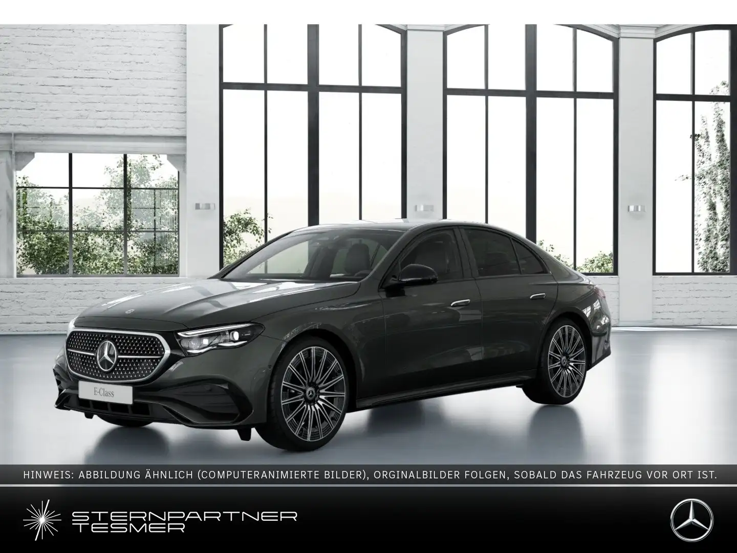 Mercedes-Benz E 220 d AMG+Night+Digital+Burmester+Memory+360° Grigio - 1