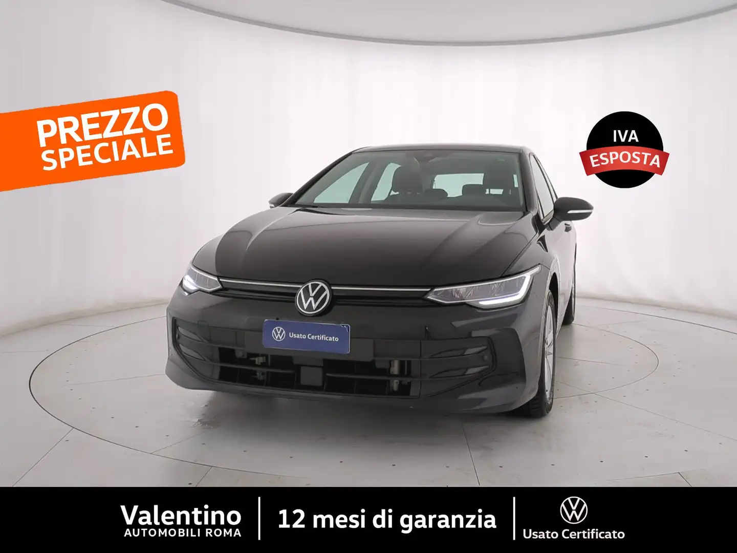 Volkswagen Golf 2.0 TDI 115 CV SCR Life Zwart - 1