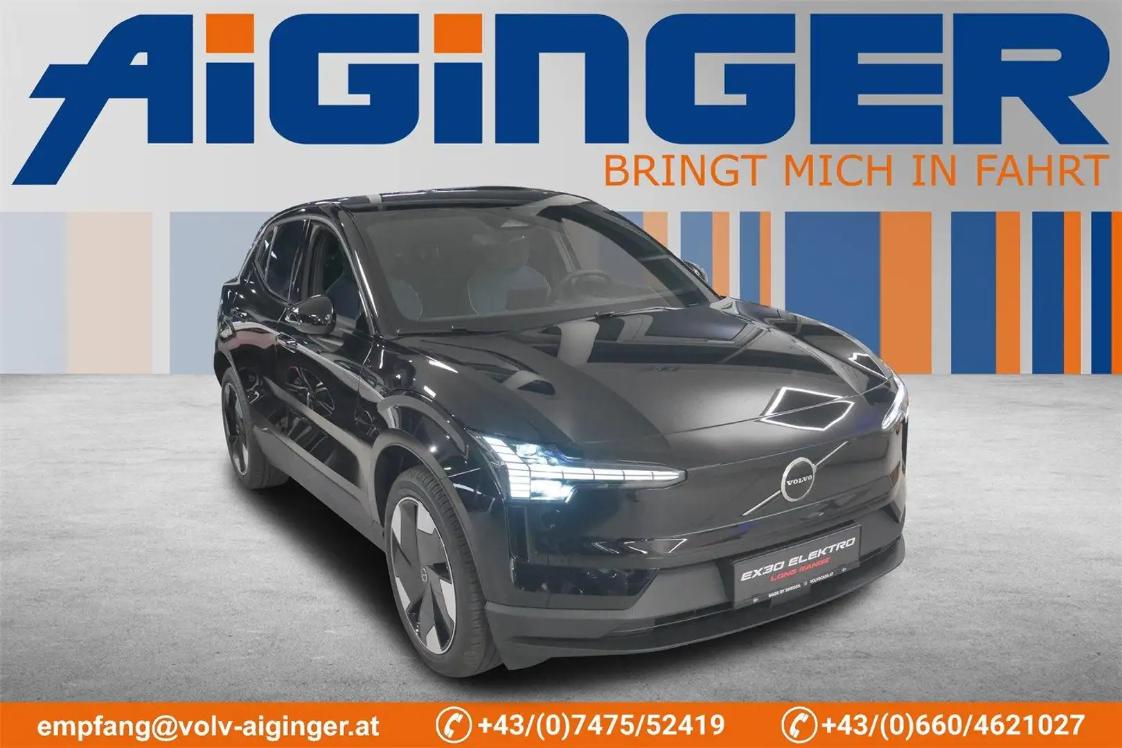 Volvo EX30 Single Motor Extended Range Plus Schwarz - 1