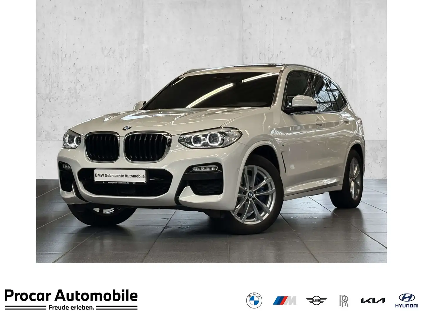 BMW X3 xDrive30d M Sport DA PA ACC HuD LED Pano AHK Weiß - 1