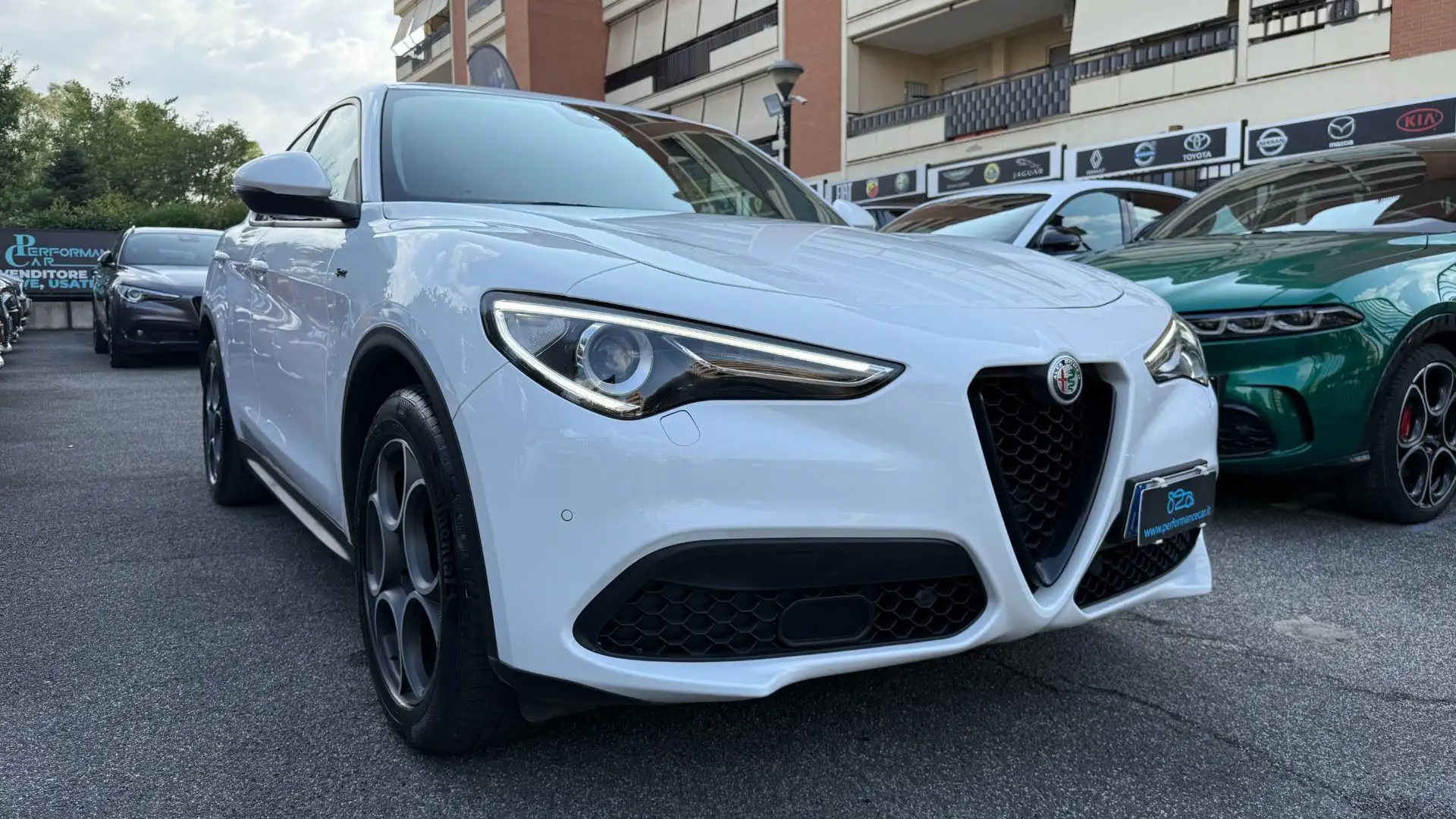 Alfa Romeo Stelvio 2.2TURBODIESEL 190CV AT8 Q4 SPRINT*24M.G.*CL19* Blanc - 2